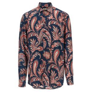 Etro Men's Paisley Ramage Silk Shirt